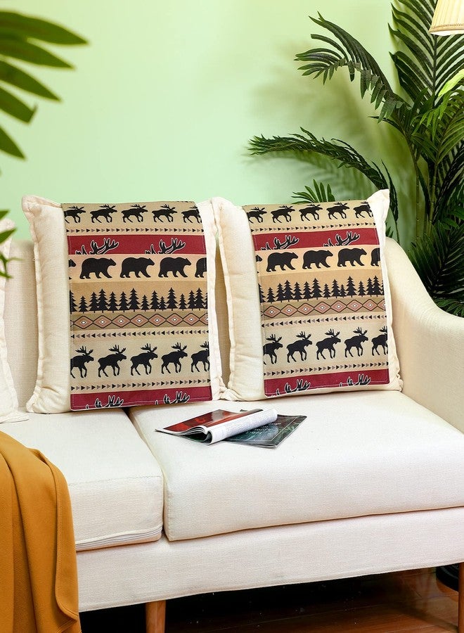 Tegeme Headrest Cover for Recliner Chair Recliner Headrest Protector Animal Style Sofa Covers Couch Protector Chair Head Cover for Sofa Furniture Protectors(2 Pieces) - Image 3